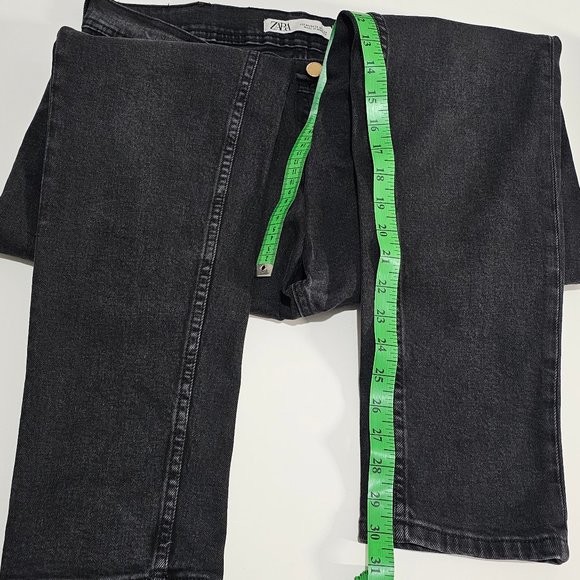 Zara Man Jeans SLIM FIT BLACK JEANS Size 34/30 - Picture 2 of 11